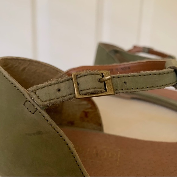 TopShop leather woven t-strap sandals /flats - Picture 3 of 14